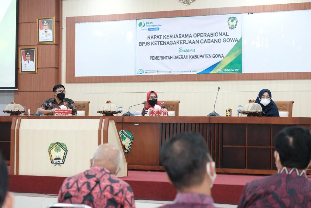 SKPD Pemkab Gowa Diminta Daftarkan Pegawai Non ASN Jadi Peserta BPJS Ketenagakerjaan